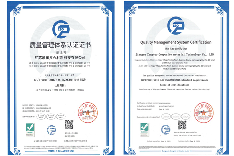 公司資質(zhì)ISO9001